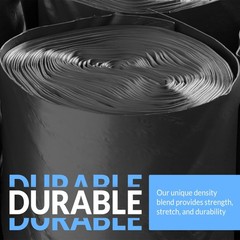 Reli. SuperValue 40-45 Gallon Trash Bags, 125 Count, Heavy Duty Black, Multi-Use
