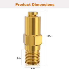 7101359 Pressure Washer Thermal Relief Valve 1/4″ NPT for Simpson Pump AP3119462