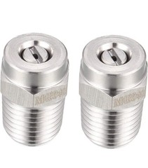 uxcell Pressure Washer Nozzle, 1/4NPT Thread Spray Tip, 2 Pcs (40 Degree,…