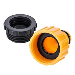 Tatuo 20 Pack Garden Hose Rubber Washers, Self Locking Tabs 1 inches, black