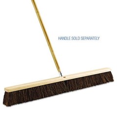 Boardwalk Floor Brush Head, 3.25″ Brown Fiber Bristles, 36″ Brush, 2/Pack