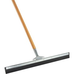 Libman 24in. Straight Floor Squeegee, 60in.L Handle, Model# 1038