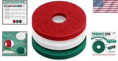 Versatile 12-Inch Orbiter Pads for Scrubbing, Stripping & Polishing Floors