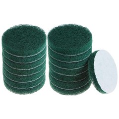 15pcs Drill Power Brush 4 Inch Tile Scrubber Scouring Pads 180-240 Grit