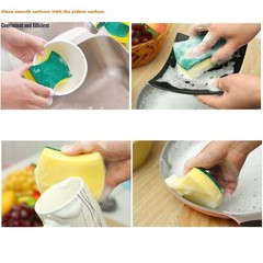 Kitchen Cleaning Sponge,Eco Non-scratch for 24 Count (Pack of 1), 24pcs