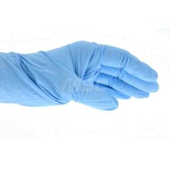 PRO-SAFE Blue Disposable Powder-Free Nitrile Gloves: 8 mil, 50 Pack, Size XLarge