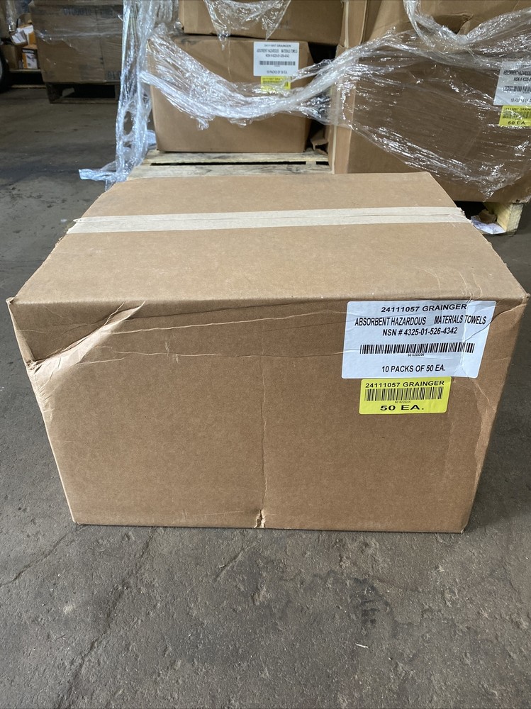 Absorbent Harzardous Materiel Towels 500 PACK Workshop Towels