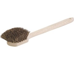 Carlisle 4549300 Sparta HardWood Handle Utility Scrub Brush Palmyra Bristles 20″
