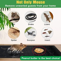 6 Pack Sticky Mouse Trap, Super Large 47.2 * 11” Glue Traps for Mice and Rats