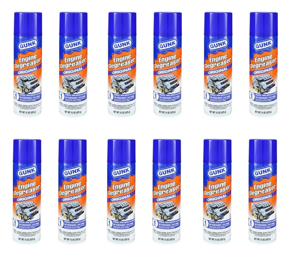Gunk EB1 Engine Brite Original Heavy Duty Engine Degreaser – 15 oz. (12)