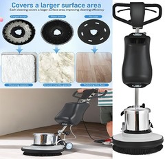 110V Commercial/Industrial Floor Scrubber Buffer Heavy Duty Polisher Machine