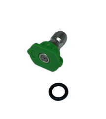 Pressure Washer Quick Connect Tip Nozzle Size 3.5 GPM Green 25 Degree Spray
