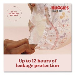 Kimberly-Clark 51520 Snug & Dry 16 lbs. to 28 lbs. Diapers – Size 3 (168/CT) New