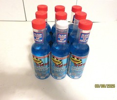 LOT OF 9 Rislone Hy-per Cool Radiator Cleaner and Super Flush 16 oz Bottles