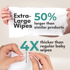 Nurture XL Ultra Thick Body Wipes for Adults w/Aloe | 40 1 Count (Pack of 40)