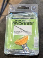 Forney 75159 Yellow 4000 PSI 15 Degree Pressure Washer Spray Nozzle 3.0 Orifice