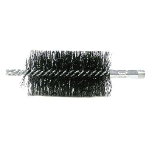 Weiler 44156 3in Double Spiral Flue Brush .012 Steel Fill