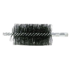 Weiler 44156 3in Double Spiral Flue Brush .012 Steel Fill