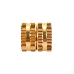 Metal Garden Hose to Fitting Connect, Double Female Quick 2FML, Gold