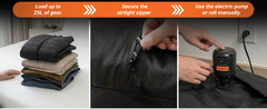 Vacuum Seal Bags for Clothing Travel – Lifetime Valve Warranty, Waterproof –