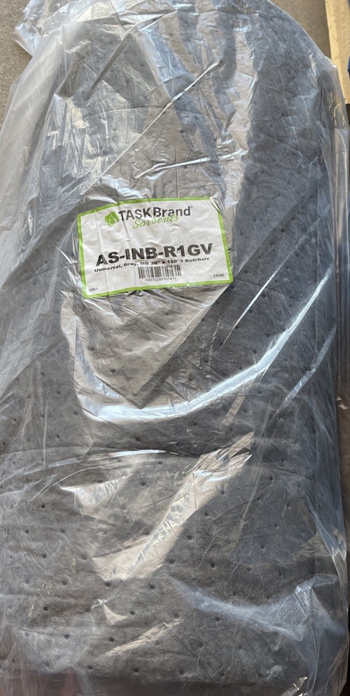 TaskBrand Universal Sorbent Roll, Gray – Gray AS-INB-R1GV 30” X 150’