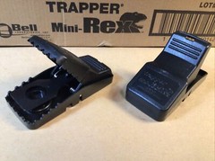 24 Pack Trapper Mini-Rex Rat Snap Traps by Bell Labs ST2024 NEW