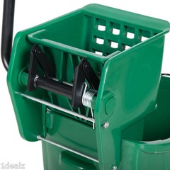 Industrial Lavex Janitorial Green 36 Quart Mop Bucket & Wringer Combo + $5 bonus