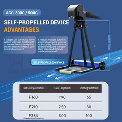 SFX AGC 300W IoT-with Self-Driving Funcrion Pulsed Laser Cleanner For Metal