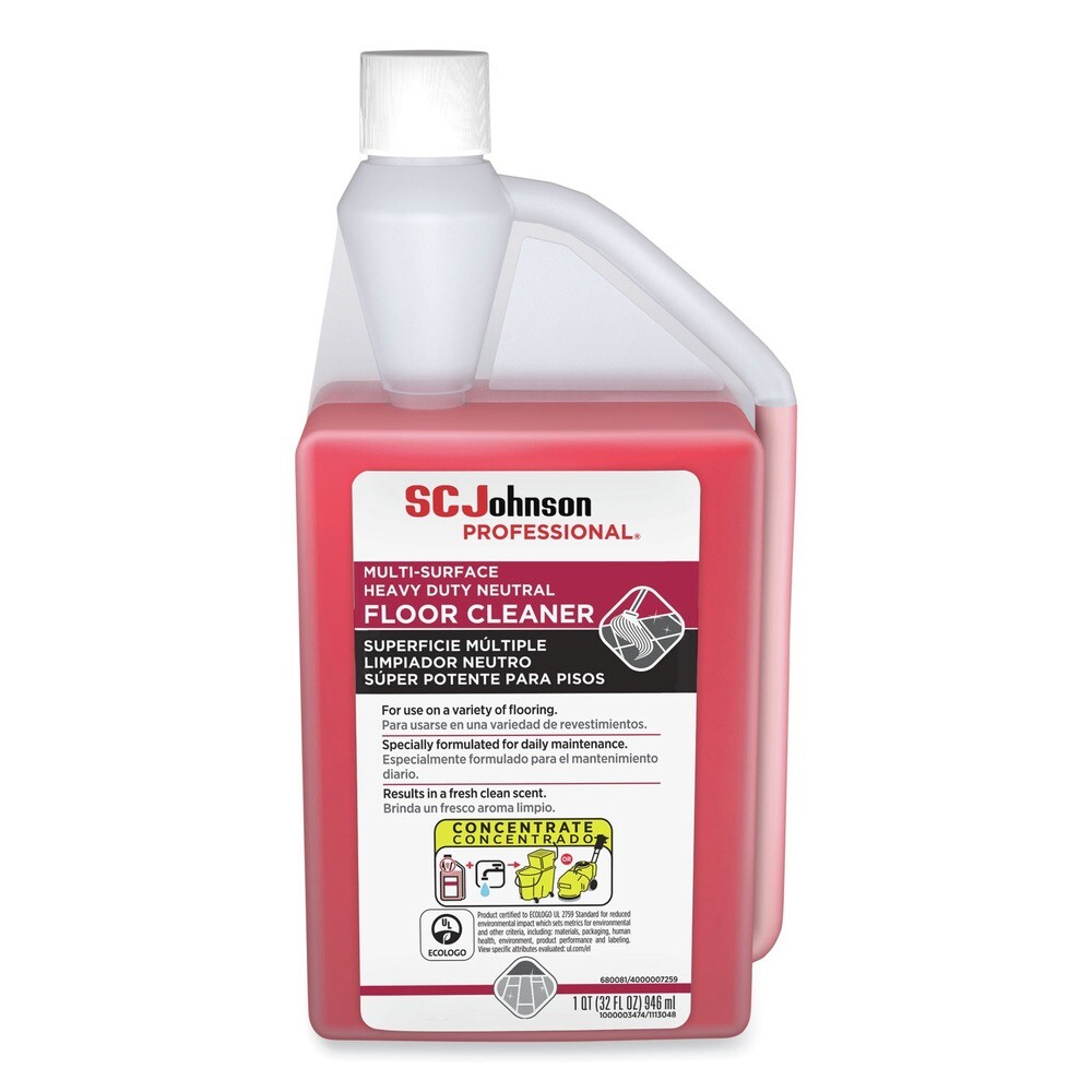 SC Johnson 680081 32 oz. Squeeze & Pour Heavy Duty Floor Cleaner (6/CT) New