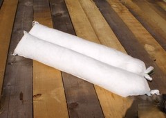 2 SOCK bilge Absorbant tubular oil pad pillow Fuel Petroleum chemical 3″X7″X5″