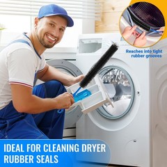 5 Pack Dryer Vent Cleaner Kit, Extra Long Flexible Brushes for Lint, Black