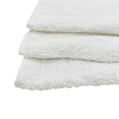 PT727 14 Inch x 17 Inch White Terry Mop Towel – 100% Cotton – 3/Pack