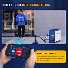 SFX AGC 300W IoT-with Self-Driving Funcrion Pulsed Laser Cleanner For Metal