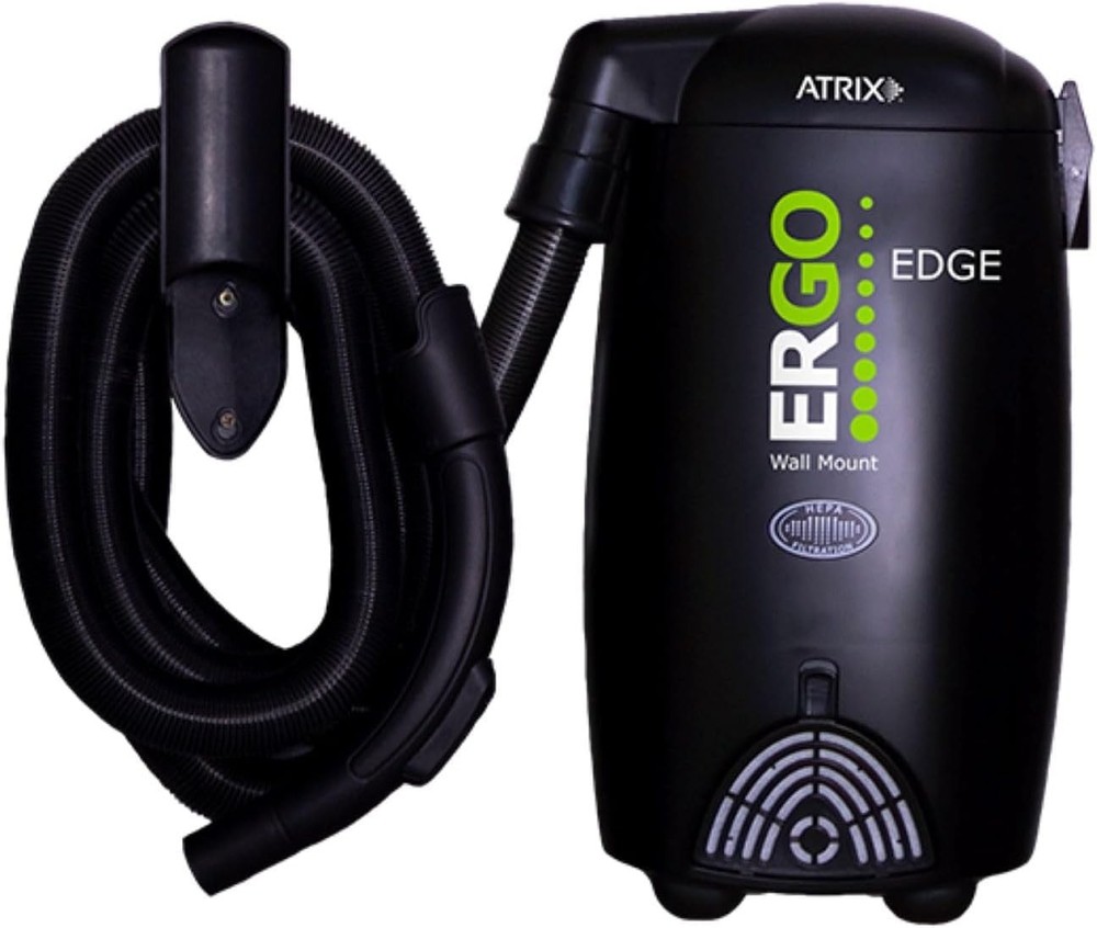 Atrix Ergo Edge Wall Mount Vacuum, Black