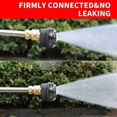 1PCS 1/4” Pressure Washer Spray Nozzle, 6-in-1 Quick Change over, Time-saving