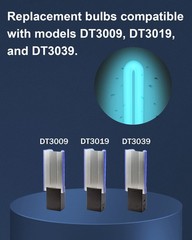 Shootingstar 4 Pack 21050 9W Replacement Bulbs Compatible with Dynatrap White