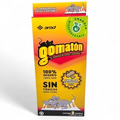 6 Glue Boards Mouse Rat Traps Non-Toxic Peanut Essence Arod Gomatón Pest Control