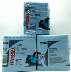 WypAll L40 05776 Shop Towels 56 Count per Pack Lot of 3 Industrial Cleaning Wipe