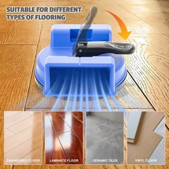 2PCS Floor Gap Fixer Tool, 2026 New Dual-Side 2pcs Kit, Blue