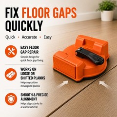 Floor Gap Fixer Tool for Laminate Flooring, Repair Kit with Orange