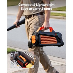 Electric Pressure Washer, 2000 PSI, Portable with 4 Nozzles, Metal Wand, Compact