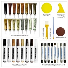 Wooden Furniture Repair kit – a Set of 43 Stain Sticks. Conventional Color