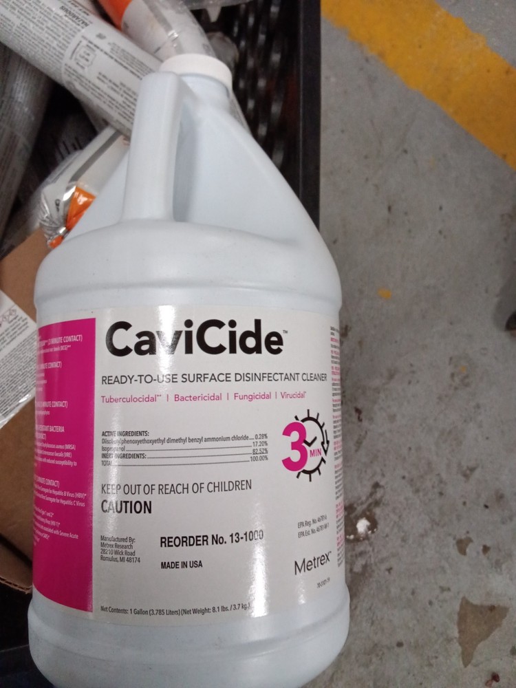CaviCide Liquid Surface Disinfectant Cleaner. 1 gallon. 158