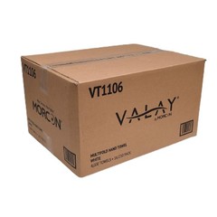 Morcon Paper VT1106 Valay Multi-Fold Towels – White (250/PK, 16 PK/CT) New