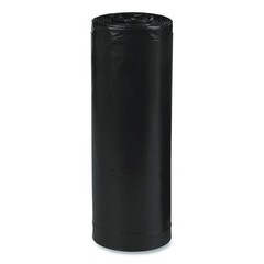 Earthsense Can Liners, 60 gal, 2 mil, 38″x58″, Black, 10 Bags/Roll, 10 Rolls/CT
