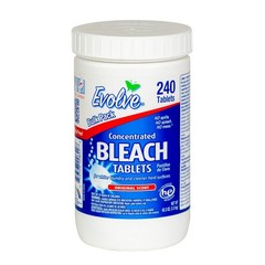 Evolve Concentrated Bleach Tablets – 240 Bulk Pack, Original Scent Cleaning