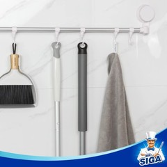 MR.SIGA Heavy Duty Grout Scrub Brush with Long Handle, Shower Floor Scrubber …