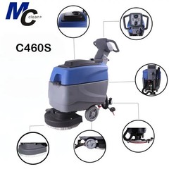 C460s walk behind floor scrubber machine- Battery Powered