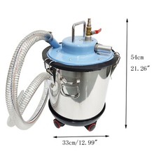 Pneumatic Vacuum Industrial Vacuum Cleaner 20L Iron Chip Oil Suction Machine