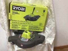 Ryobi 12 in. Surface Cleaner Attachment 3100 PSI for Pressure Washer, 3 Wheels